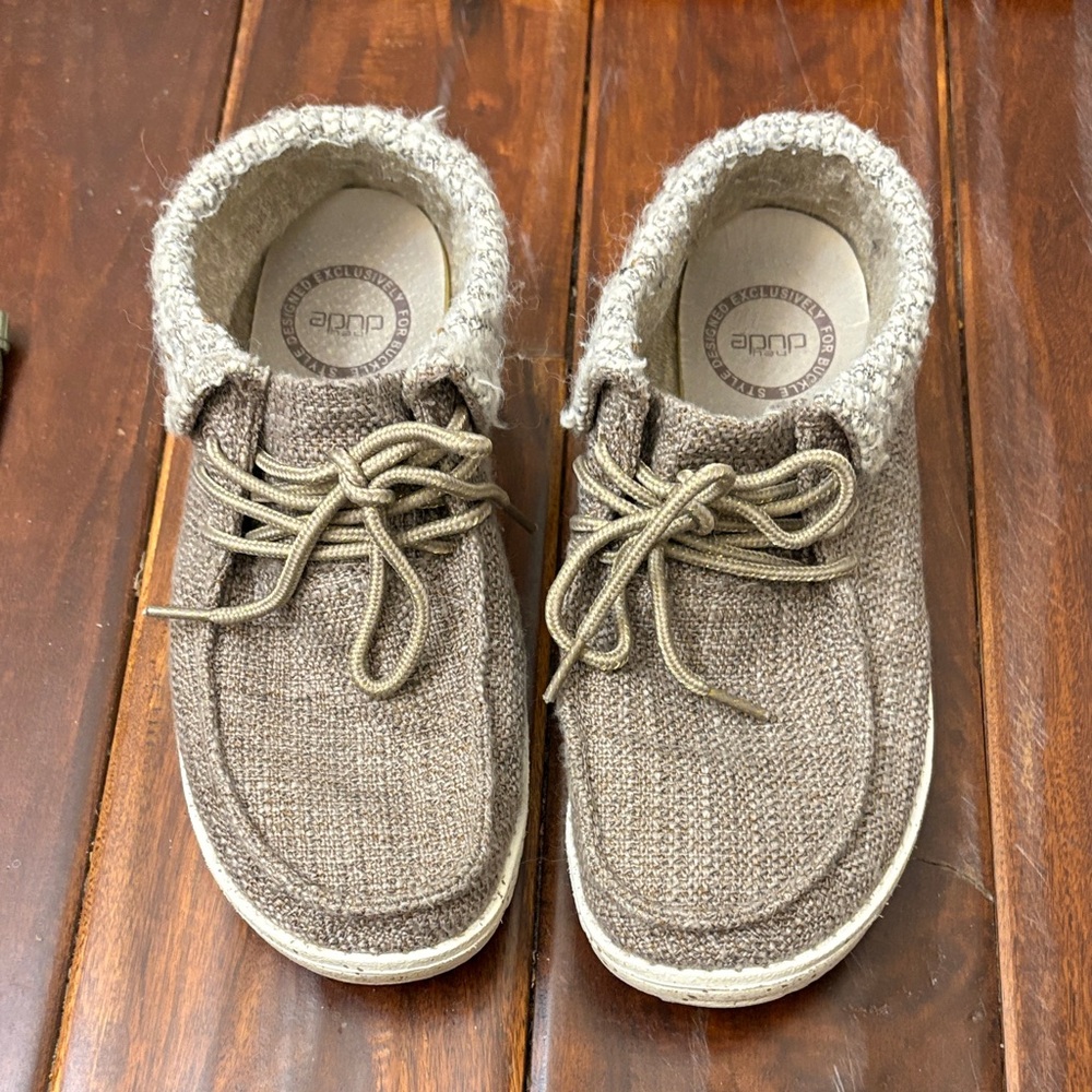 Hey Dude Tan Moccasins
